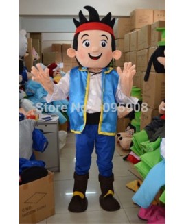 High Quality New Jake and Neverland Pirate Mascot Costume Pirates Adult Party Carnival Halloween Christmas Mascot Free Shipping