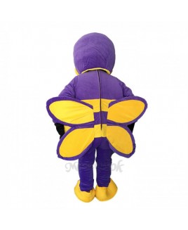 Lovely Purple Bee Mascot Adult Costume