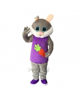 Easter Female Bunny Rabbit Plush Adult Mascot Costume