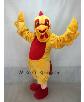 Hot Sale Adorable Realistic New Popular Professional Yellow Chicken Mascot Costume