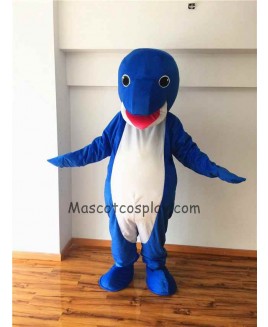 Cute Whale Short Plush Adult Mascot Costume