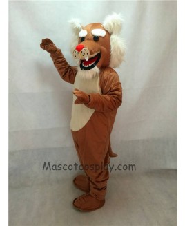 High Quality Realistic Muscle Wildcat Mascot Costume