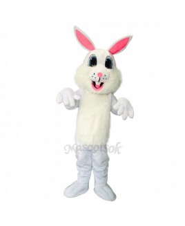 New Easter White Rabbit Long Ears Mascot Costume