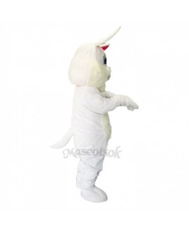 New Easter White Rabbit Long Ears Mascot Costume