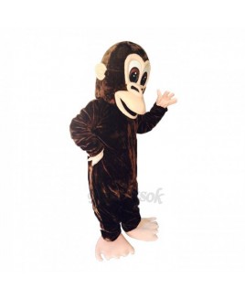New Lovely Brown Gorilla Costume Mascot