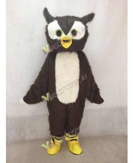Adult Friendly Brown Owl Mascot Costume