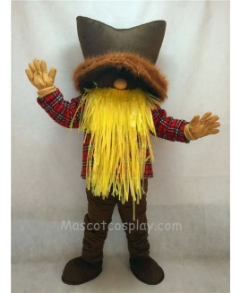 High Quality New Miner Mascot Costume with a Brown Hat