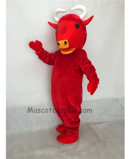 Fierce New Red Buffalo Mascot Costume