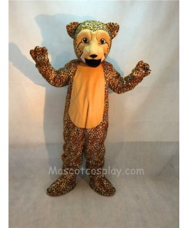 Fierce Cheetah Leopard Mascot Costume