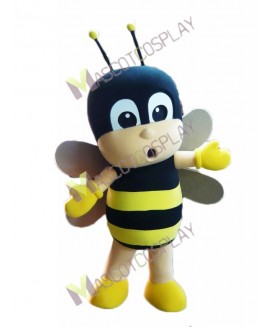 High Quality Adult Little Yellow and Black Bee Mascot Costume
