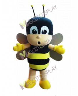 High Quality Adult Little Yellow and Black Bee Mascot Costume