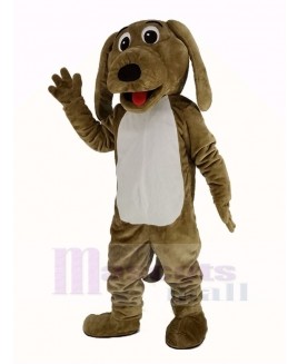 Funny Brown Dog Mascot Costume