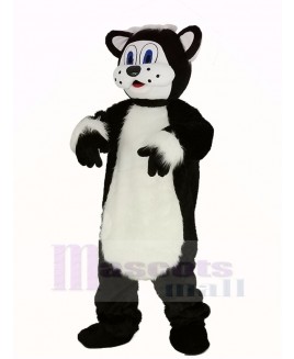 Black and White Fat Cat Mascot Costumes Animal