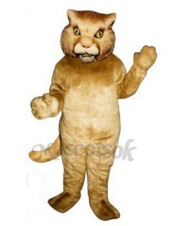 Cute Golden Panther  Mascot Costume
