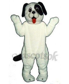 Cute White Puppy Dog Mascot Costume