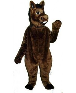 Brown Donkey Mascot Costume