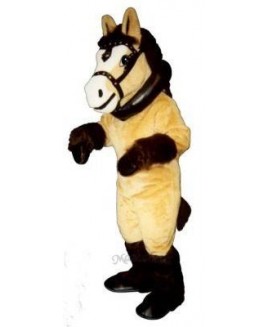 Clyde Clydesdale Horse with Collar & Harness Mascot Costume