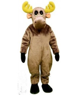 Cute Mildred Moose Mascot Costume