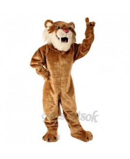 Cute Sabretooth Tiger Mascot Costume