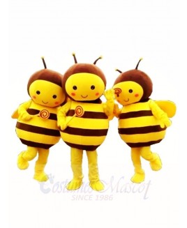 ONLY ONE Lovely Yellow Bee Mascot Costumes Insect