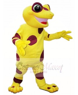Yellow Frog Mascot Costumes 
