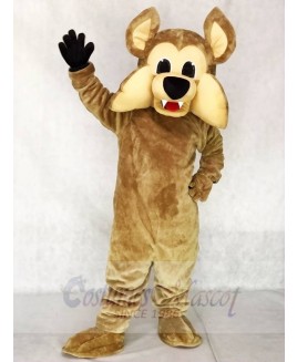 Coyotes Howler the Coyote Mascot Costume with No Shirt Wolf 