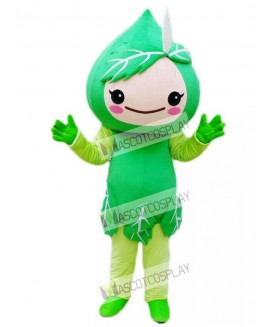 Green Leaves Mascot Costume