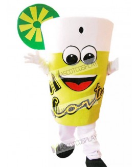 Yummy Lemonade Mascot Costume Drink