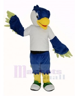 Blue Head Bird Mascot Costume Animal