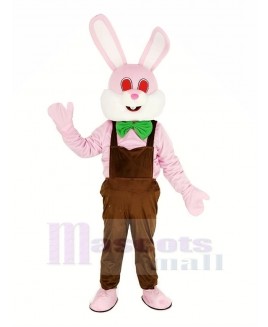 Easter Pink Robbie Rabbit Mascot Costume