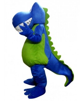 High Quality Blue Dragon Mascot Costume