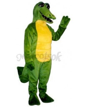 Friendly Alligator Mascot Costume