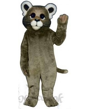 Cute Baby Cougar Mascot Costume