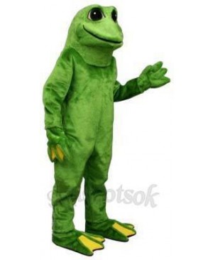 Yellow Toed Frog Mascot Costume