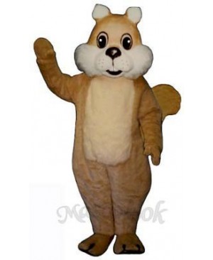 Chubby Squirrel Mascot Costume