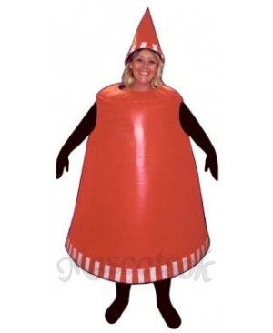 Traffic Cone Mascot Costume