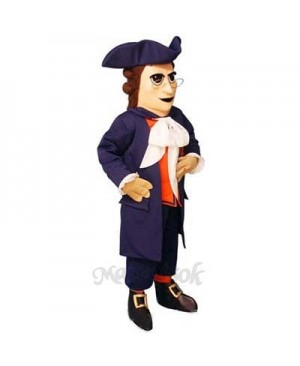 Colonial Man Mascot Costume