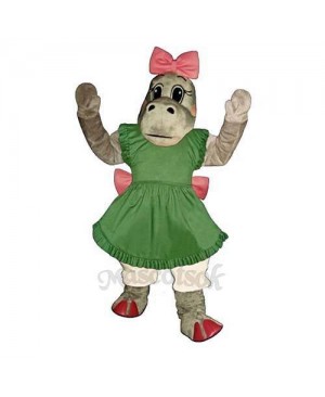Patty Potamus Hippo Mascot Costume