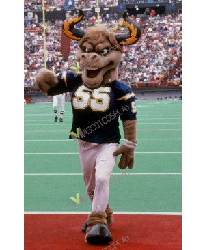 Fierce Bull San Diego Chargers Mascot Costume American Football Team Mascot Costume