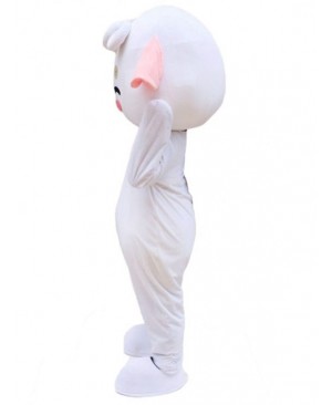 White Sheep Mascot Costume