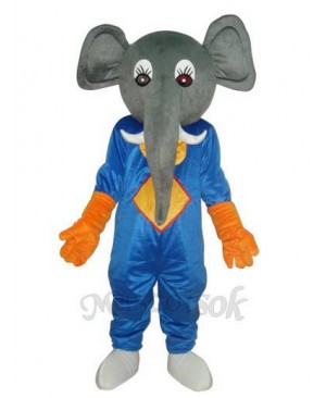 Elephant Mascot Adult Costume