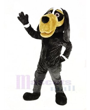 Cool Black Dog Mascot Costume Animal