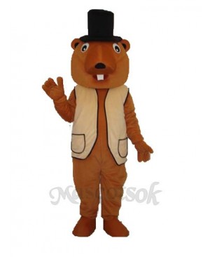 Beaver Mascot Adult Costume