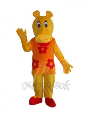 Old Hippopotamus Mascot Adult Costume