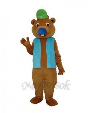 Beaver 2 Mascot Adult Costume