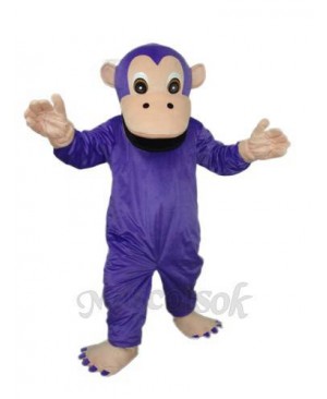 Purple Gorilla Mascot Adult Costume