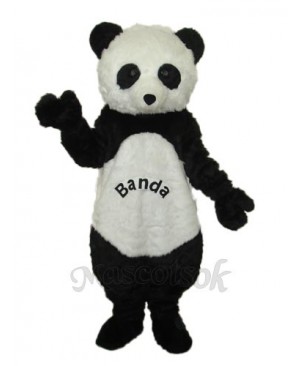Giant Panda with letters Mascot Adult Costume