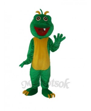 One Tooth Dinosaur Mascot Adult Costume
