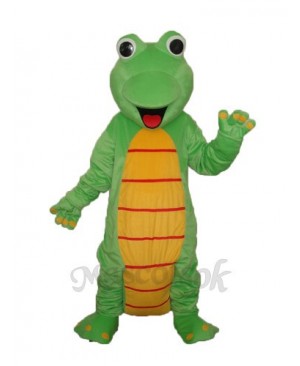 Happy Lizard Dinosaur Mascot Adult Costume