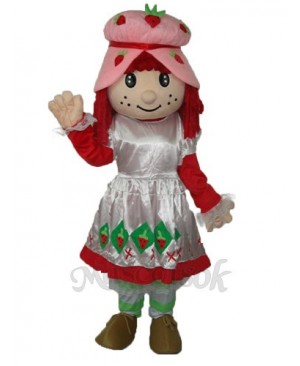 Strawberry Girl (revised edition) Mascot Adult Costume